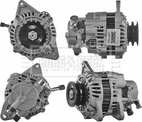 Borg & Beck BBA2461 - Alternator autospares.lv