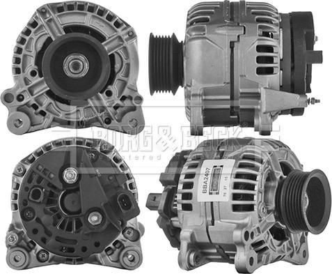 Borg & Beck BBA2407 - Alternator autospares.lv