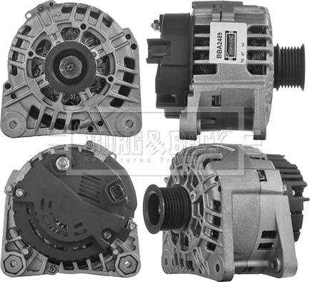 Borg & Beck BBA2489 - Alternator autospares.lv