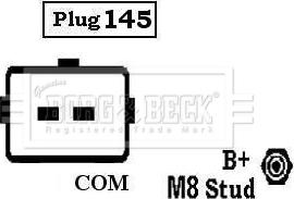 Borg & Beck BBA3064 - Alternator autospares.lv