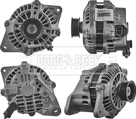 Borg & Beck BBA2471 - Alternator autospares.lv