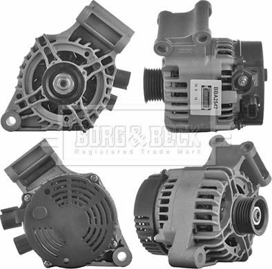 Borg & Beck BBA2542 - Alternator autospares.lv