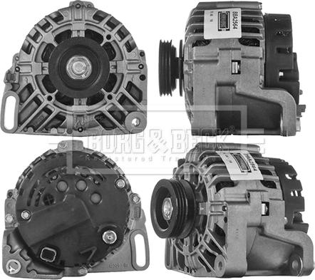 Borg & Beck BBA2564 - Alternator autospares.lv