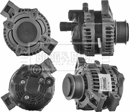 Borg & Beck BBA2566 - Alternator autospares.lv