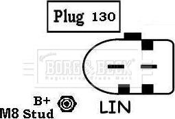 Borg & Beck BBA2579 - Alternator autospares.lv