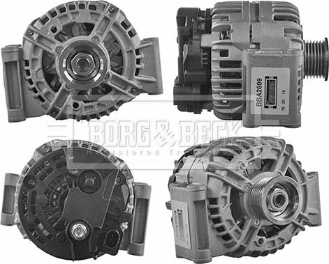 Borg & Beck BBA2609 - Alternator autospares.lv