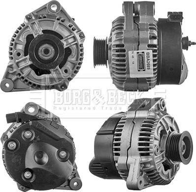 Borg & Beck BBA2689 - Alternator autospares.lv