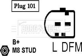 Borg & Beck BBA2911 - Alternator autospares.lv