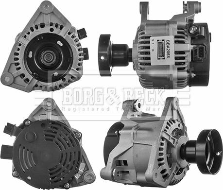 Borg & Beck BBA2068 - Alternator autospares.lv