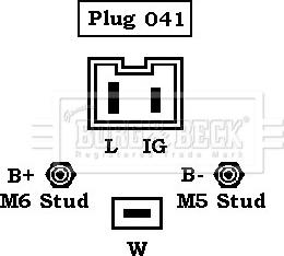 Borg & Beck BBA2813 - Alternator autospares.lv