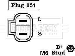 Borg & Beck BBA2968 - Alternator autospares.lv
