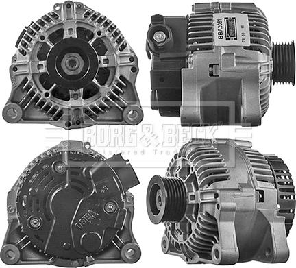 Borg & Beck BBA2081 - Alternator autospares.lv