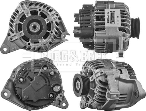 Borg & Beck BBA2030 - Alternator autospares.lv