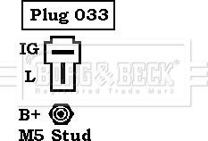 Borg & Beck BBA2066 - Alternator autospares.lv