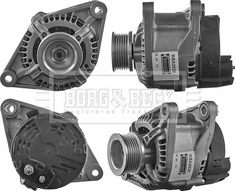 Borg & Beck BBA2028 - Alternator autospares.lv