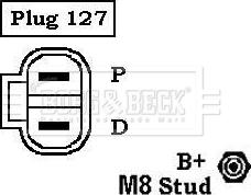 Borg & Beck BBA2987 - Alternator autospares.lv