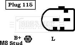 Borg & Beck BBA2729 - Alternator autospares.lv