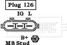 Borg & Beck BBA3022 - Alternator autospares.lv