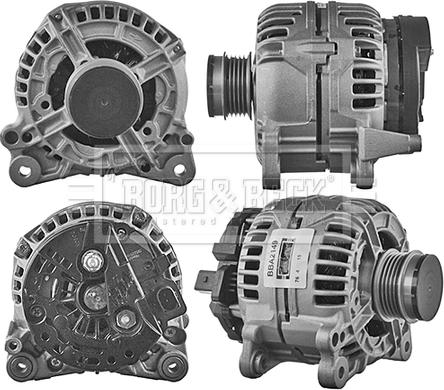 Borg & Beck BBA2149 - Alternator autospares.lv