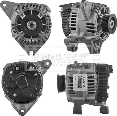 Borg & Beck BBA2105 - Alternator autospares.lv