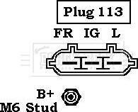 Borg & Beck BBA2319 - Alternator autospares.lv