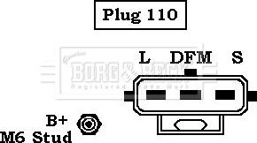 Borg & Beck BBA2137 - Alternator autospares.lv