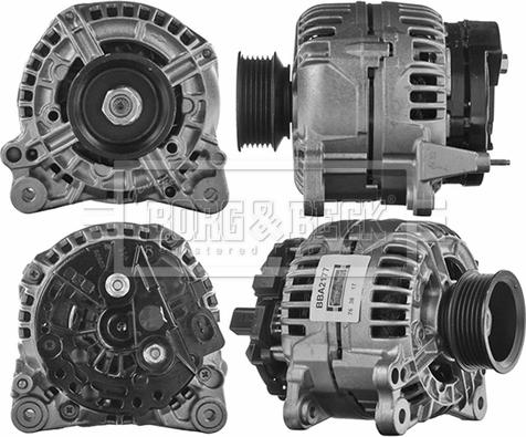 Borg & Beck BBA2177 - Alternator autospares.lv