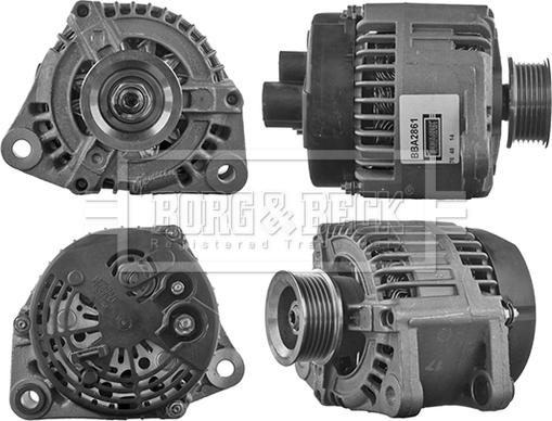 Borg & Beck BBA2861 - Alternator autospares.lv