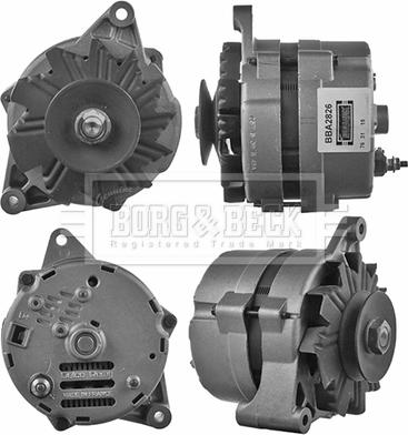 Borg & Beck BBA2826 - Alternator autospares.lv