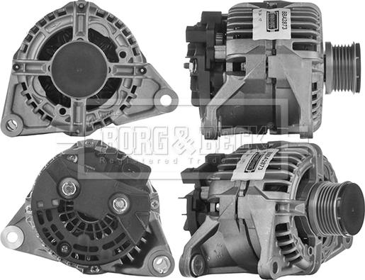 Borg & Beck BBA2873 - Alternator autospares.lv