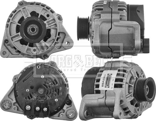 Borg & Beck BBA2363 - Alternator autospares.lv