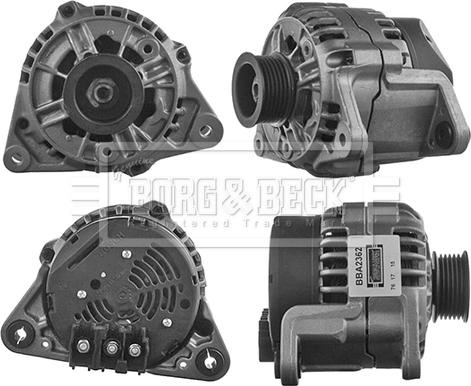 Borg & Beck BBA2362 - Alternator autospares.lv