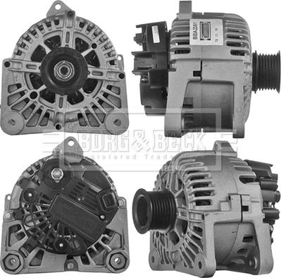 Borg & Beck BBA2381 - Alternator autospares.lv