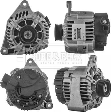 Borg & Beck BBA2326 - Alternator autospares.lv