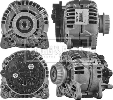 Borg & Beck BBA2327 - Alternator autospares.lv