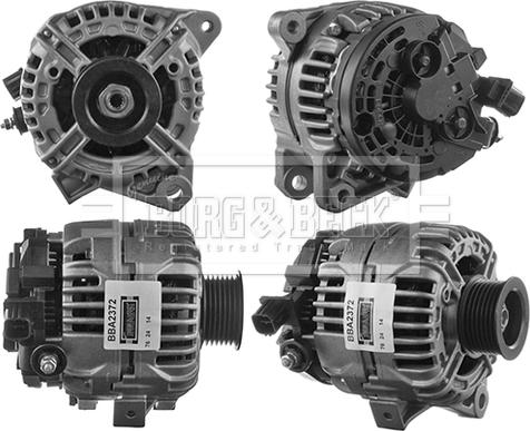 Borg & Beck BBA2372 - Alternator autospares.lv