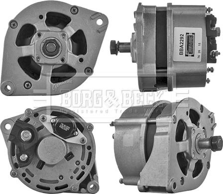 Borg & Beck BBA2292 - Alternator autospares.lv