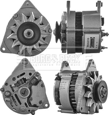 Borg & Beck BBA2210 - Alternator autospares.lv