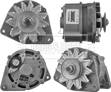 Borg & Beck BBA2213 - Alternator autospares.lv