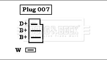 Borg & Beck BBA2222 - Alternator autospares.lv