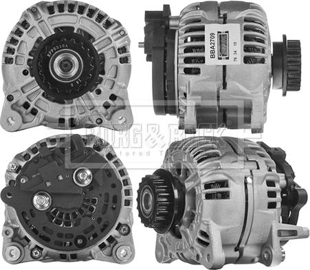 Borg & Beck BBA2709 - Alternator autospares.lv