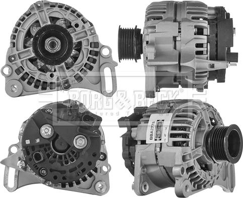 Borg & Beck BBA2778 - Alternator autospares.lv