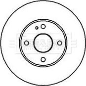 Borg & Beck BBD4995 - Brake Disc autospares.lv