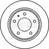 Borg & Beck BBD4996 - Brake Disc autospares.lv