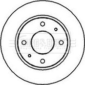 Borg & Beck BBD4991 - Brake Disc autospares.lv