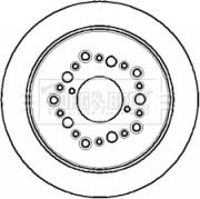 Bradi 09.9125.10 - Brake Disc autospares.lv