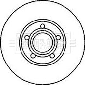 Borg & Beck BBD4947 - Brake Disc autospares.lv