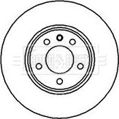 Borg & Beck BBD4959 - Brake Disc autospares.lv