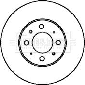 Borg & Beck BBD4958 - Brake Disc autospares.lv