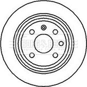 Borg & Beck BBD4961 - Brake Disc autospares.lv